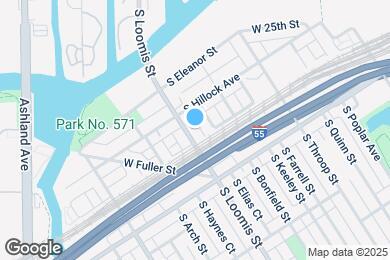 Map image of the property - 2823 S Loomis St