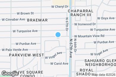 Map image of the property - 6758 W Ocotilla Ln