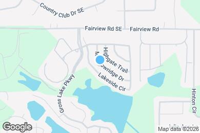 Map image of the property - 170 Meadowridge Dr