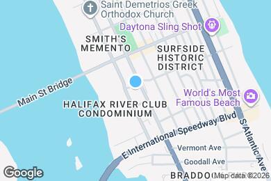 Map image of the property - 102 S Peninsula Dr