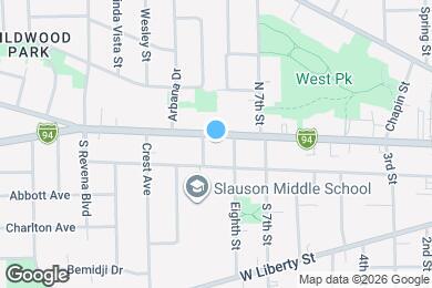 Map image of the property - 1015 W Huron