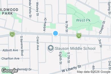 Map image of the property - Varsity Management - 1015 W. Huron
