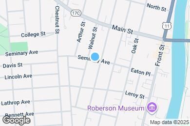 Map image of the property - 29 Seminary Ave
