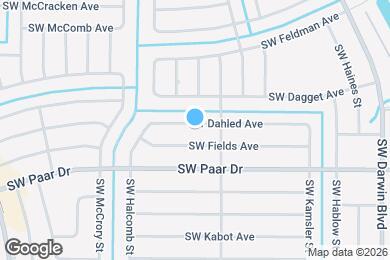 Map image of the property - 526 SW Dahled Ave