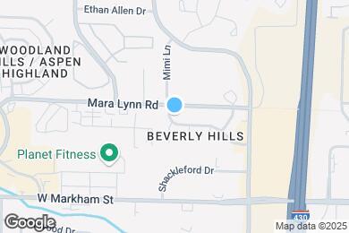 Map image of the property - 11110 Beverly Hills Dr