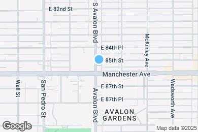 Map image of the property - 8508 Avalon Blvd