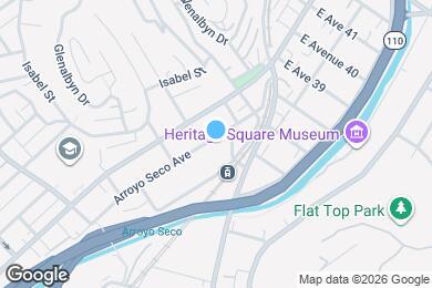 Map image of the property - 3554 Arroyo Seco Ave