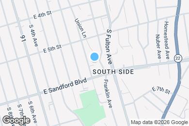 Map image of the property - 450 Franklin Ave