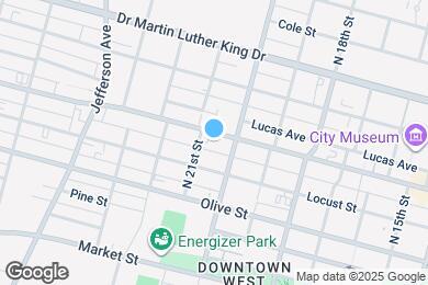 Map image of the property - 2020 Washington Ave