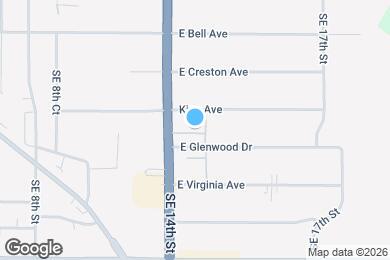 Map image of the property - 2825 SE 14th St