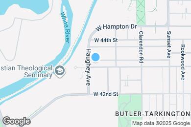 Map image of the property - 848 W 43rd St