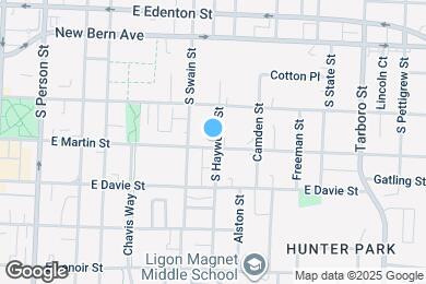 Map image of the property - 615 E Martin St