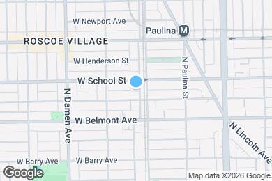 Map image of the property - 3246 N Ravenswood Ave