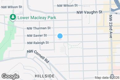 Map image of the property - 2653 NW Raleigh St
