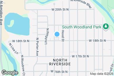 Map image of the property - 1318 W 18th St N