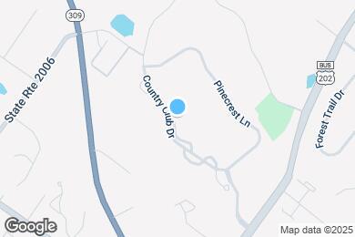 Map image of the property - 323 Country Club Dr