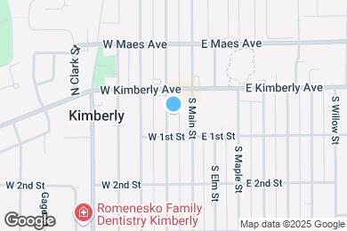 Map image of the property - 131 S Sidney St