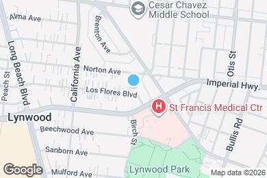 Map image of the property - 3605 Los Flores Blvd