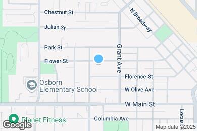 Map image of the property - 704 Flower St