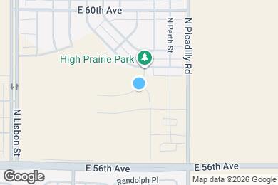 Map image of the property - 21470 E 58th Ave