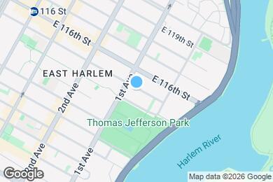 Map image of the property - 416 E 115th St