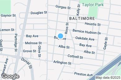 Map image of the property - 1207 Bay Ave