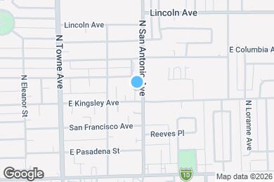 Map image of the property - 851 N San Antonio Ave