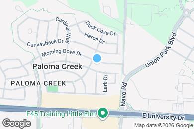 Map image of the property - 1808 Morning Dove Dr