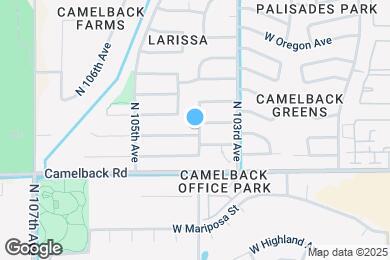 Map image of the property - 10402 W Reade Ave