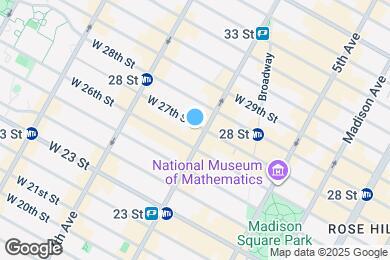 Map image of the property - 102 W 27th St