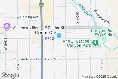 Map image of the property - 168 E 70 S