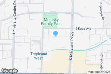 Map image of the property - 3823 S Maryland Pkwy