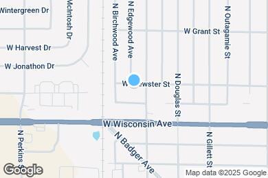 Map image of the property - 1815 W Brewster St