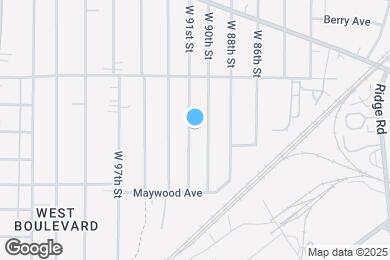 Map image of the property - 3431 W 91st St