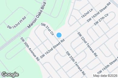 Map image of the property - 16552 SW 31st Cir