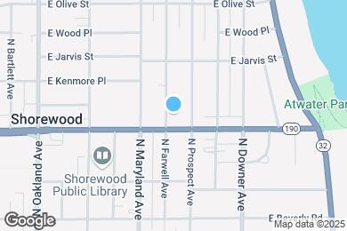 Map image of the property - 4012 N Farwell Ave