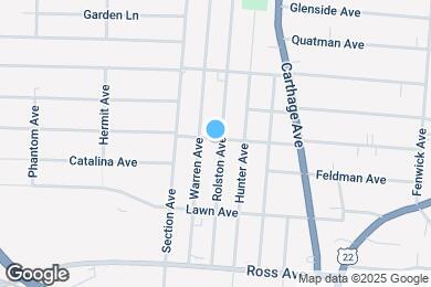 Map image of the property - 5257 Rolston Ave