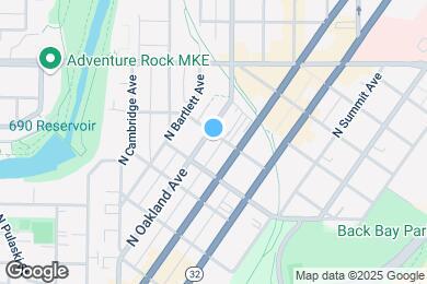 Map image of the property - 2030 N Oakland Ave