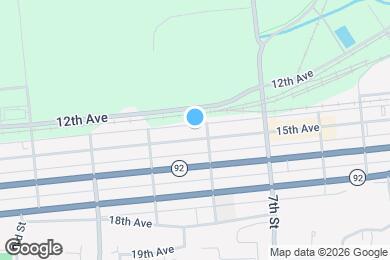Map image of the property - 551 15th Ave