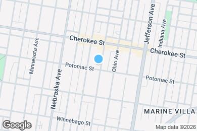 Map image of the property - 3451 Iowa Ave