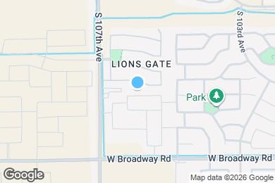 Map image of the property - 10608 W Atlantis Wy