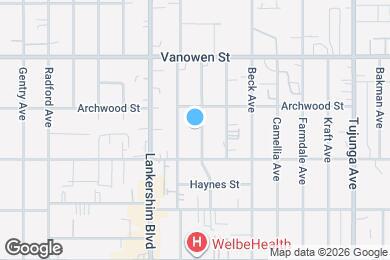 Map image of the property - 6635 Irvine Ave