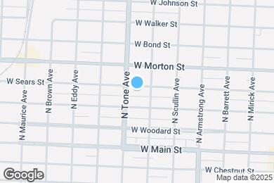 Map image of the property - 1018 W Sears St