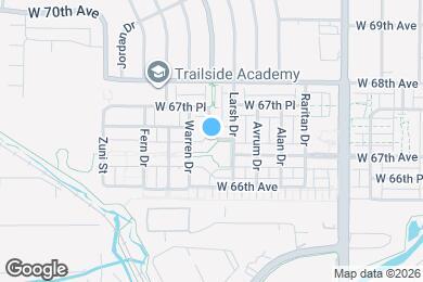 Map image of the property - 1962 W 67th Pl