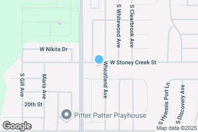 Map image of the property - 8105 W Stoney Creek St