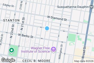 Map image of the property - 1945 N Gratz St