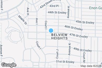 Map image of the property - 949 47th St Ensley