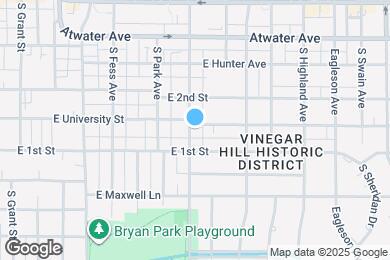 Map image of the property - 701 S Woodlawn Ave