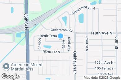 Map image of the property - 6409 109th Ave N