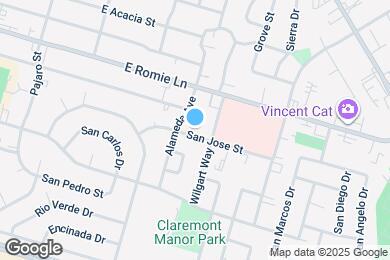 Map image of the property - 119 San Jose St